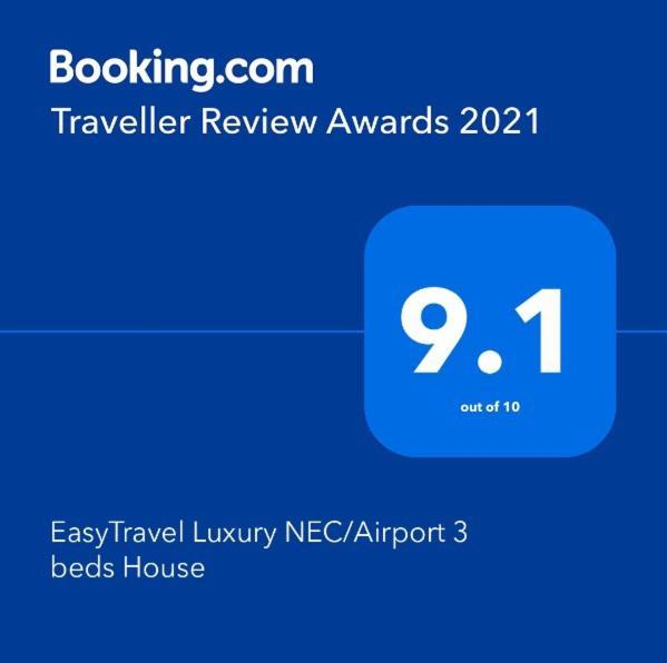 Easytravel Luxury Nec/Airport 3 Beds House Daire Birmingham Dış mekan fotoğraf